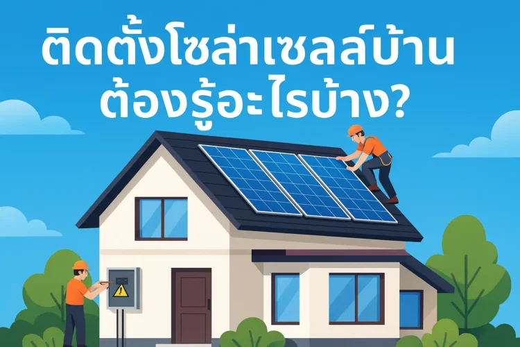 ติดตั้งโซล่าเซลล์